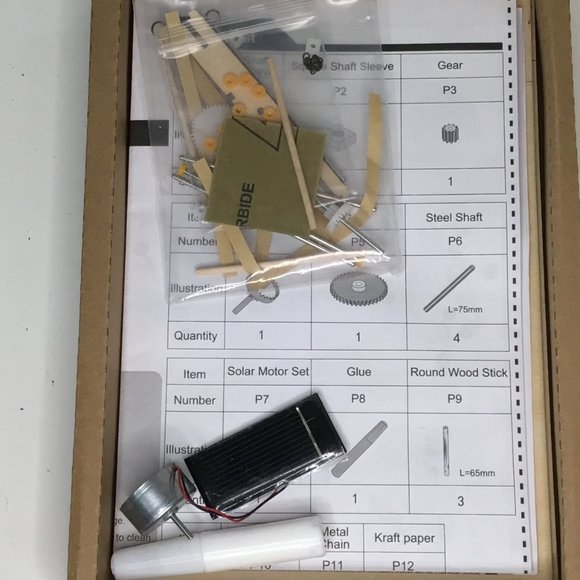 Rokr Hermes Rover Space Hunting Solar Powered 3D Wooden Puzzle LS504 - Picture 4 of 5